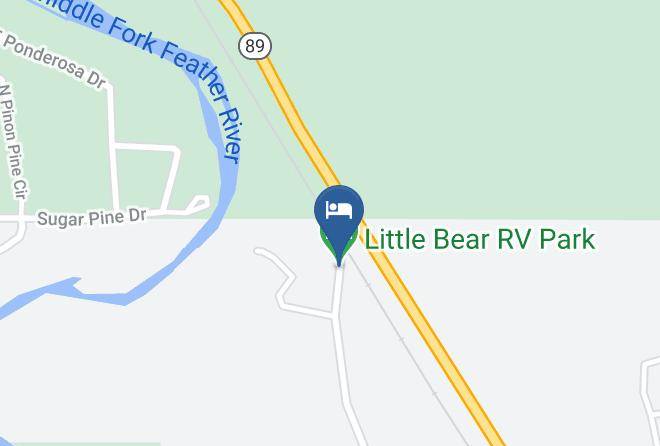 Plumas - Little Bear Rv Park Maps