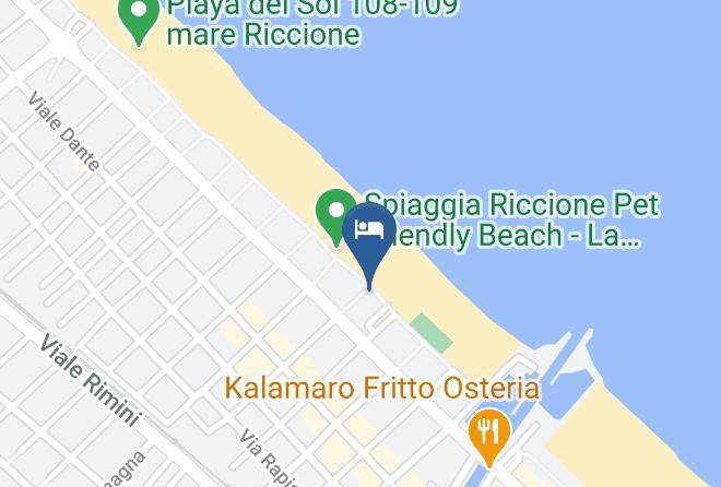 Rimini - Little Hotel Riccione Maps