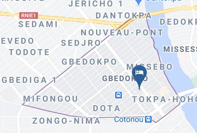 Cotonou - Little Hut Maps