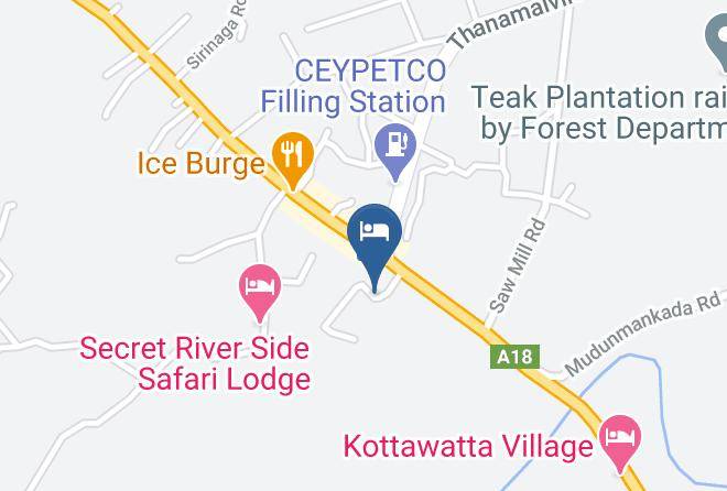 Ratnapura - Little Luxury Family Bungalow Udawalawe Maps