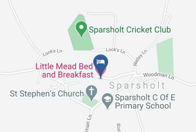 Hants - Little Mead Bed And Breakfast Maps