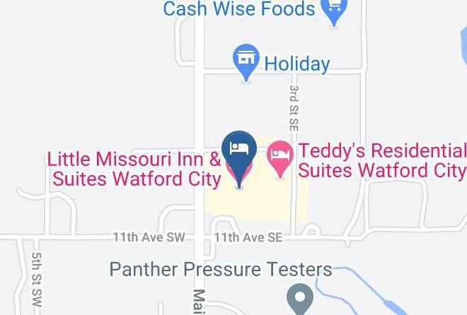 Mckenzie - Little Missouri Inn & Suites Watford City Maps