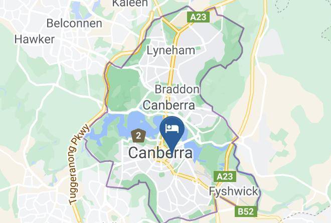 Barton - Little National Hotel Canberra Maps