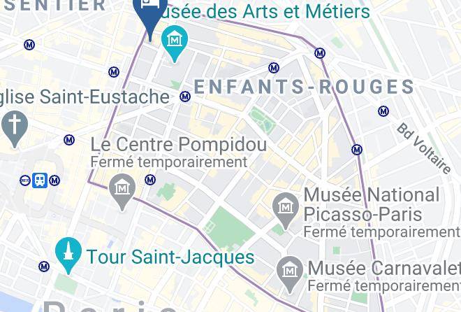 Paris - Little Palace Hotel Maps