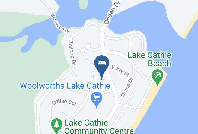 Port Macquarie Hastings - Little Palm Cabins Maps