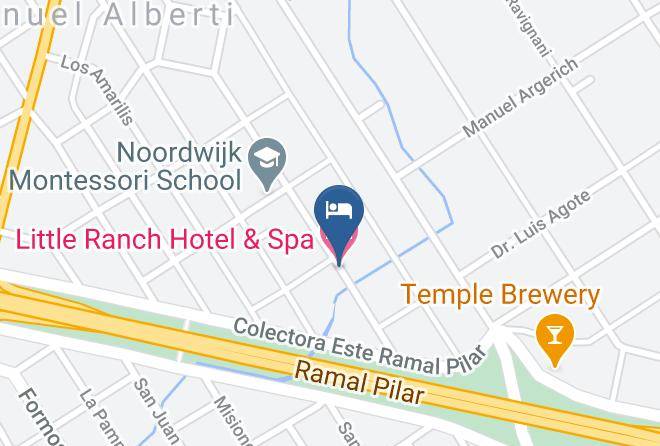 Pilar - Little Ranch Hotel & Spa Maps