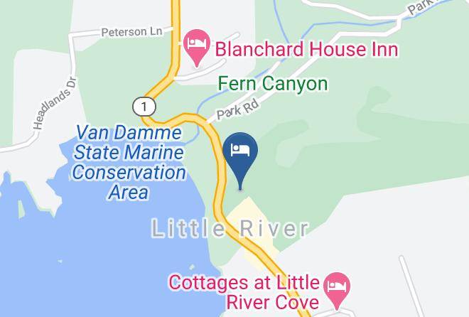 Mendocino - Little River Inn Golf And Tennis Club Maps