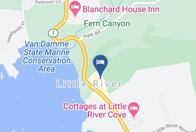 Mendocino - Little River Inn Maps