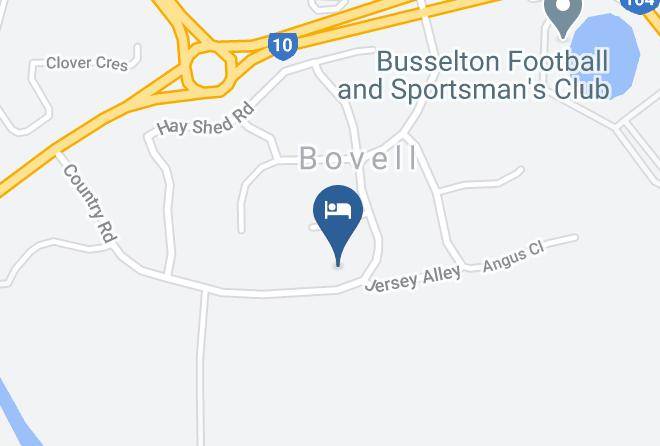 Busselton - Little Shangri La B&b Maps