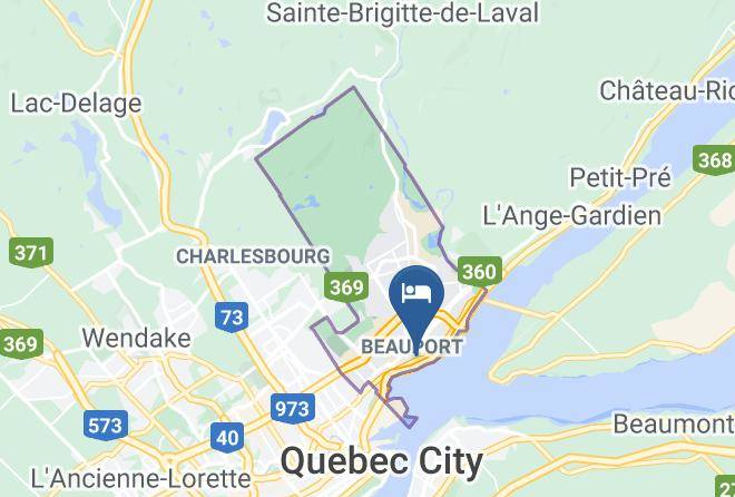 Capitale Nationale - Littoral Hotel & Spa Maps