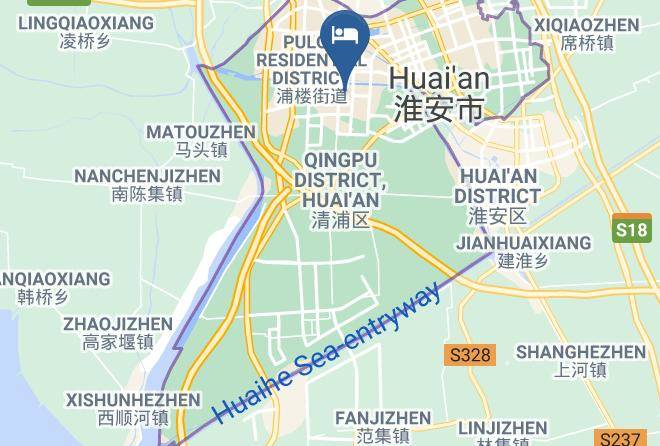Huaian - Liuxing Youth Hotel Maps