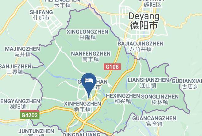 Deyang - Liuyuan Business Chamber Maps