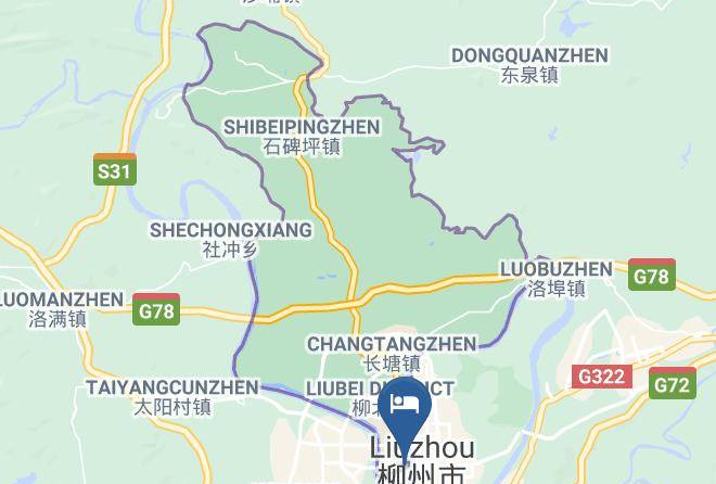 Liuzhou Golden Crown Park Man Hotel Map