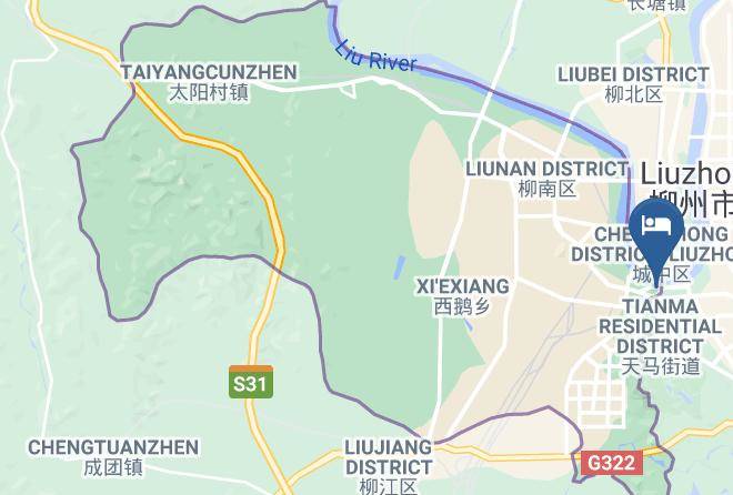 Liuzhou - Liuzhou Pinju Hotel Maps