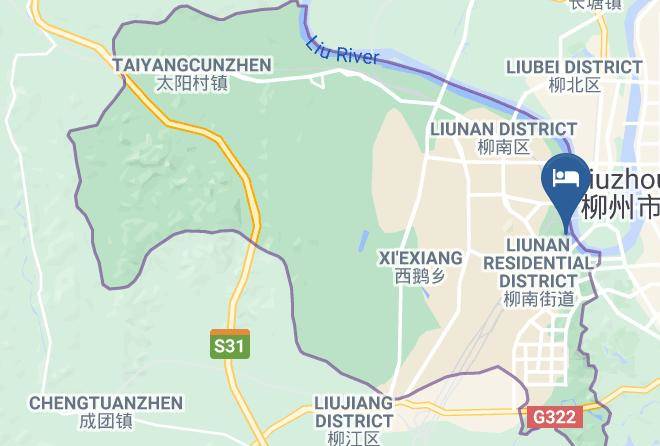 Liuzhou - Liuzhou Zhenglan Hotel Maps