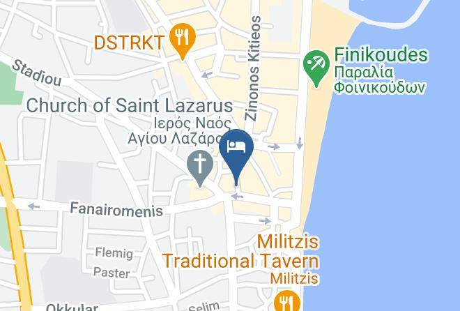 Larnaca - Livadhiotis City Hotel Maps