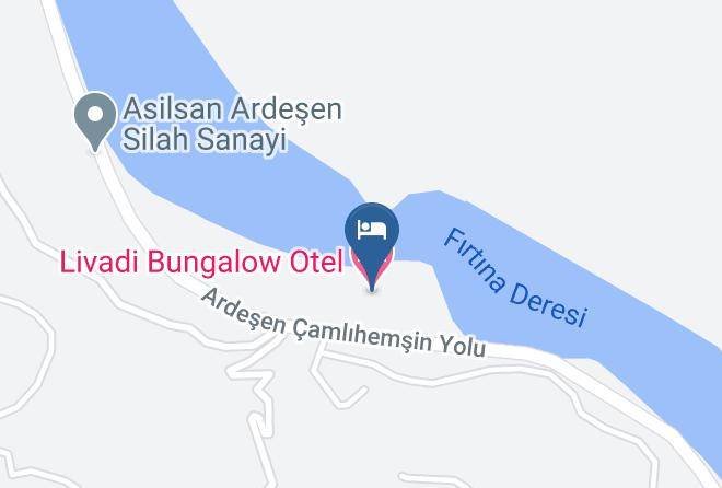 Ardesen - Livadi Bungalow Otel Maps