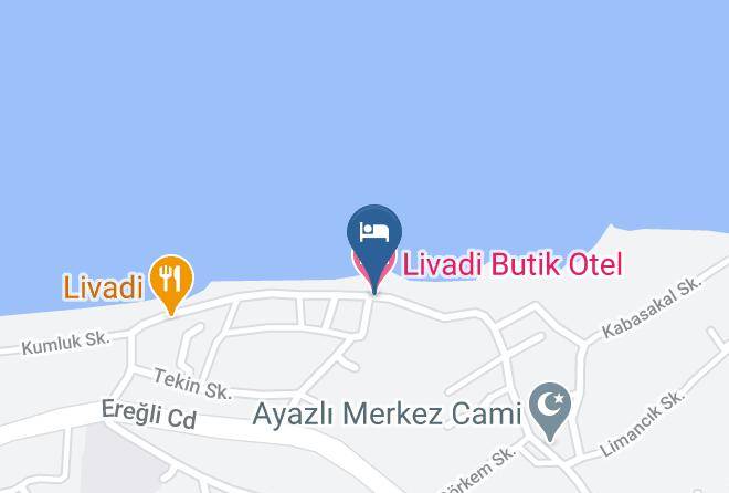 Akcakoca - Livadi Butik Otel Maps