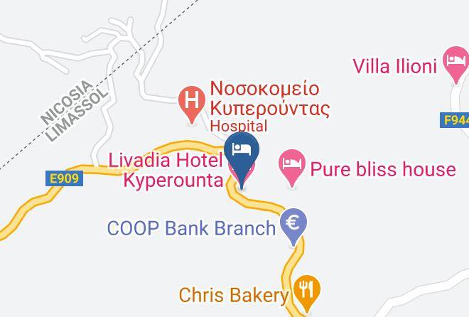 Cyprus - Livadia Hotel Kyperounta Maps
