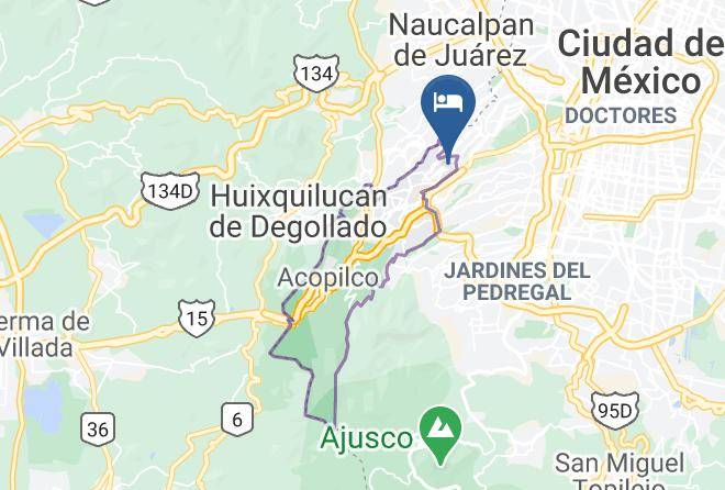 Cuajimalpa De Morelos - Live Aqua Urban Resort Mexico City Maps