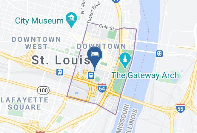 St Louis City - Live By Loews St Louis Missouri Maps