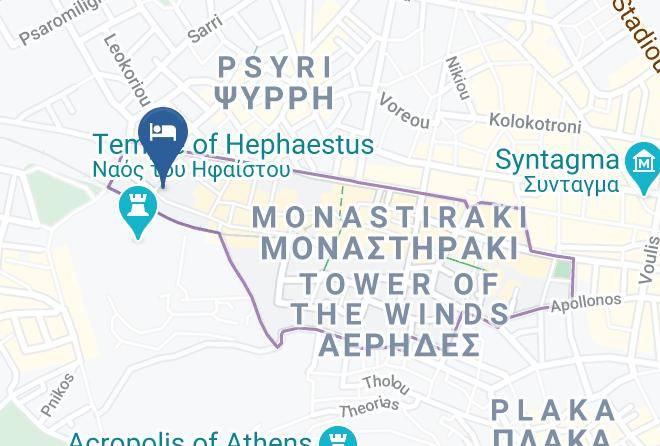 Central Athens - Live Life Acropolis Maps