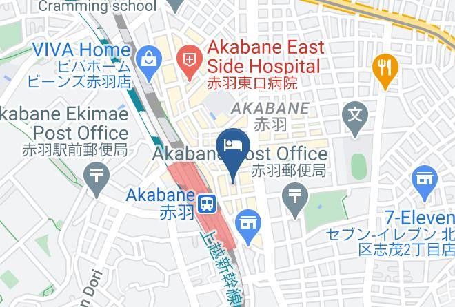 Kita Ward - Live Max Akabane Ekimae Maps
