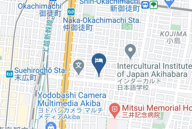 Taito Ward - Live Max Akihabarakita Hotel Maps