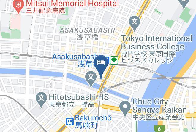 Taito Ward - Live Max Asakusabashi Ekimae Hotel Maps