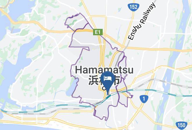 Hamamatsu City Naka Ward - Live Max Hamamatsu Ekimae Hotel Maps