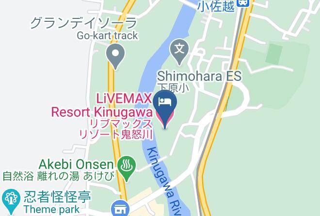 Nikko City - Livemax Resort Kinugawa Maps