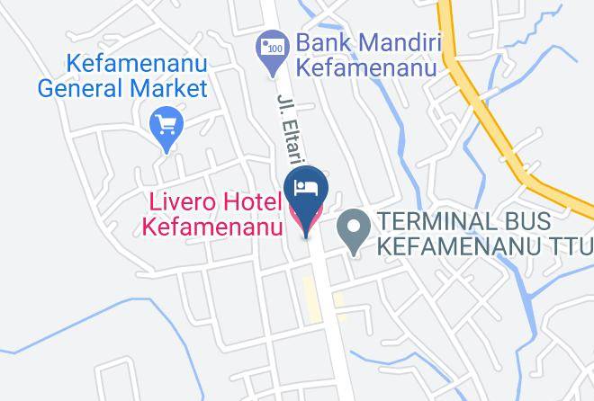 North Central Timor Regency - Livero Hotel Kefamenanu Maps