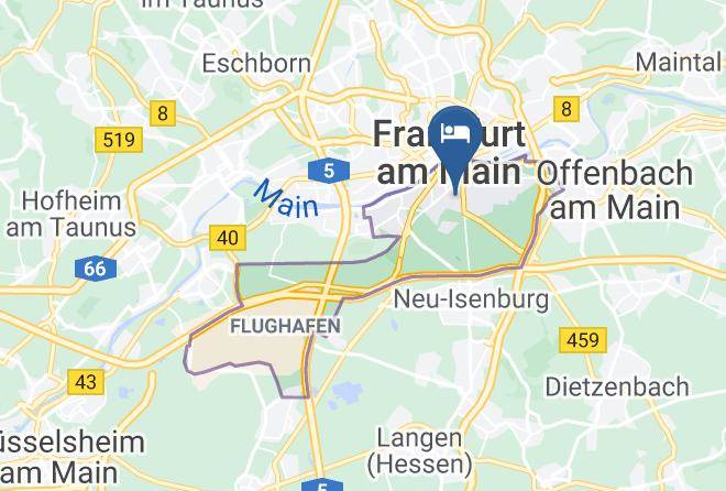 Frankfurt Am Main - Living Hotel Appartements Johann Wolfgang Maps