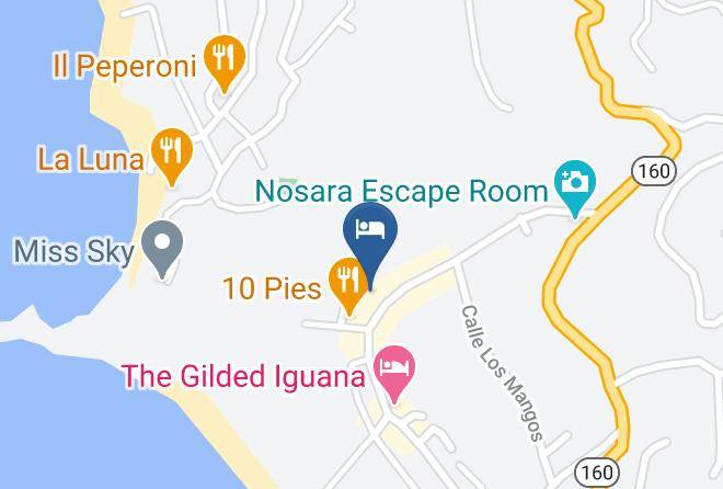 Living Hotel Nosara Map