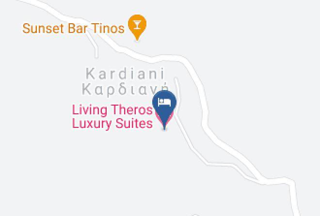 Tinos - Living Theros Luxury Suites Maps