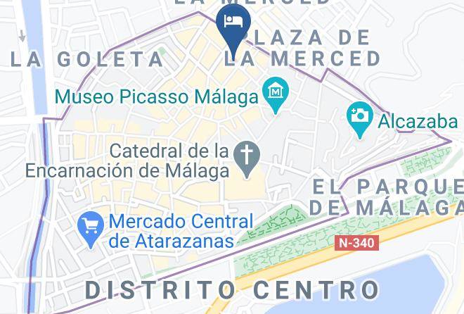 Malaga - Living4malaga Beatas 20 Maps