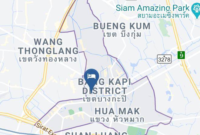Bang Kapi District - Livotel Hotel Lat Phrao Maps