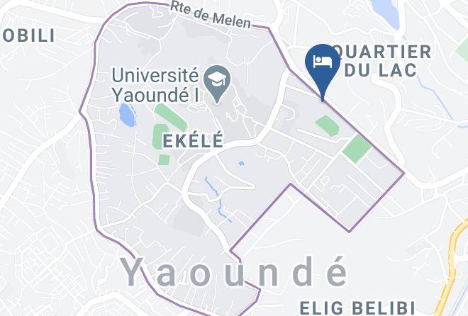 Mfoundi - Liza Hotel Odza Yaounde Maps