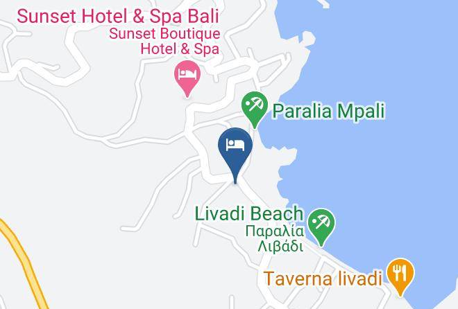 Rethimni - Liza Mary Hotel Maps