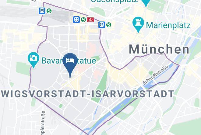 Munich District - Lizz Hotel Munich Maps