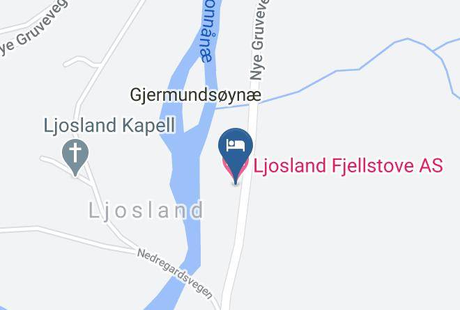 Aseral - Ljosland Fjellstove As Maps