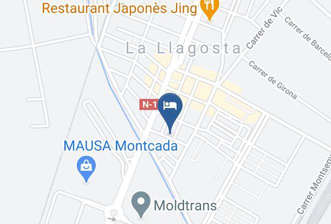 Hotel Llagotel Map