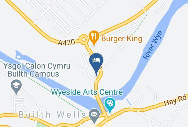 Powys - Llanelwedd Arms Hotel Maps