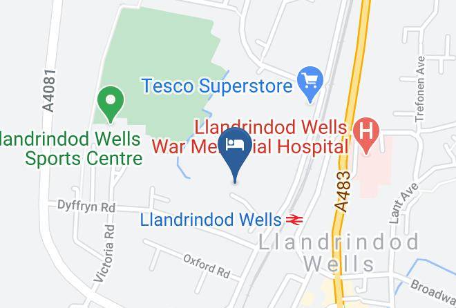 Powys - Llanerch Inn Maps
