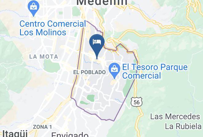 Lleras Green Hotel Map