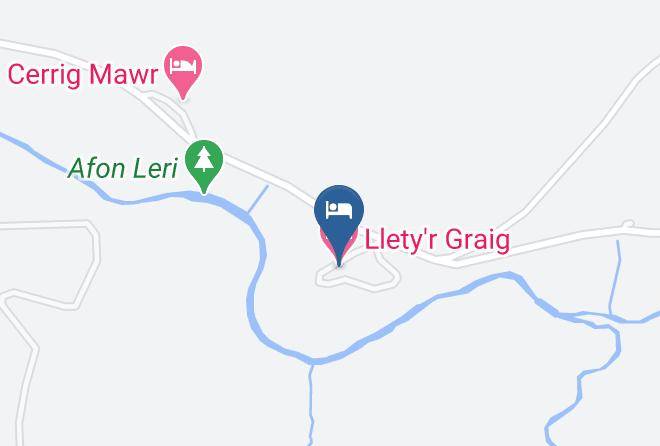 Ceredigion - Llety'r Graig Maps