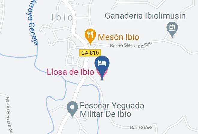 Luzmela Mazcuerras Ibio - Llosa De Ibio Maps