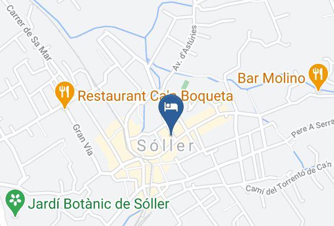 Lluna Aqua Soller Map