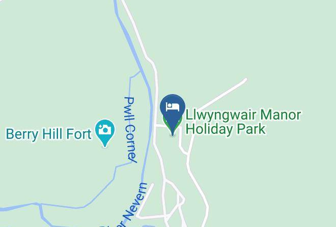 Llwyngwair Manor Holiday Park Map