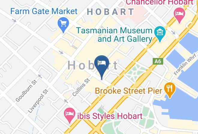Hobart - Lobby Bar Hadleys Hotel Maps